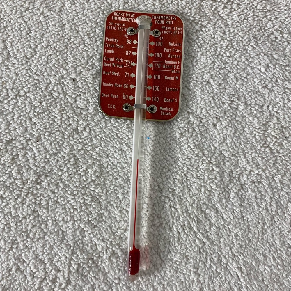 Vintage 50’s/60’s T.C.C. Roast Meat Thermometer